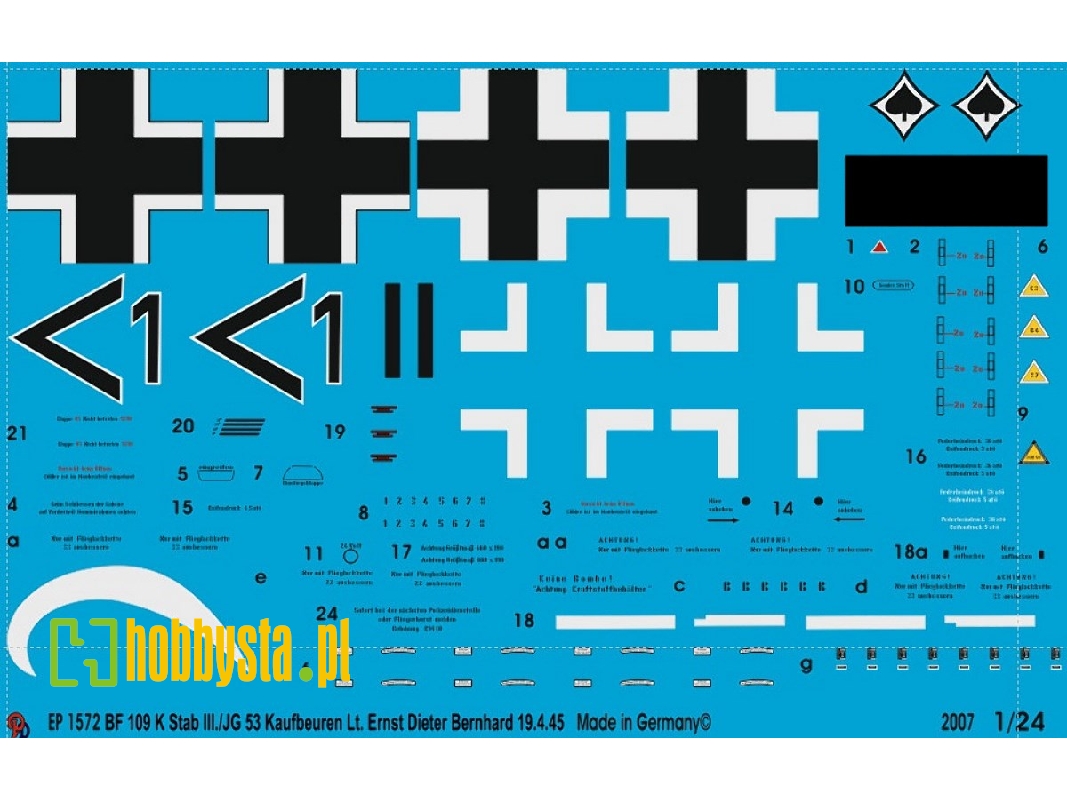 Bf 109 K Stab Iii Jg 53 Kaufbeuren - zdjęcie 1