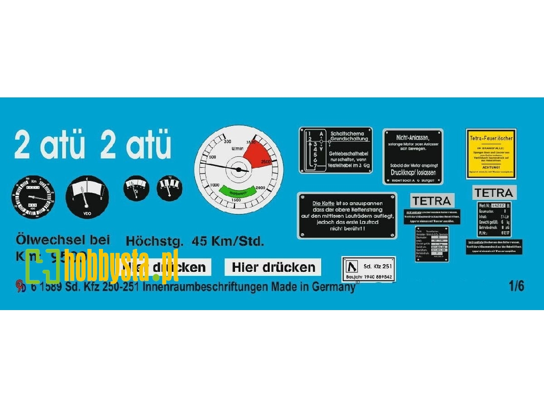 Inside Markings For Sd Kfz 251 - zdjęcie 1