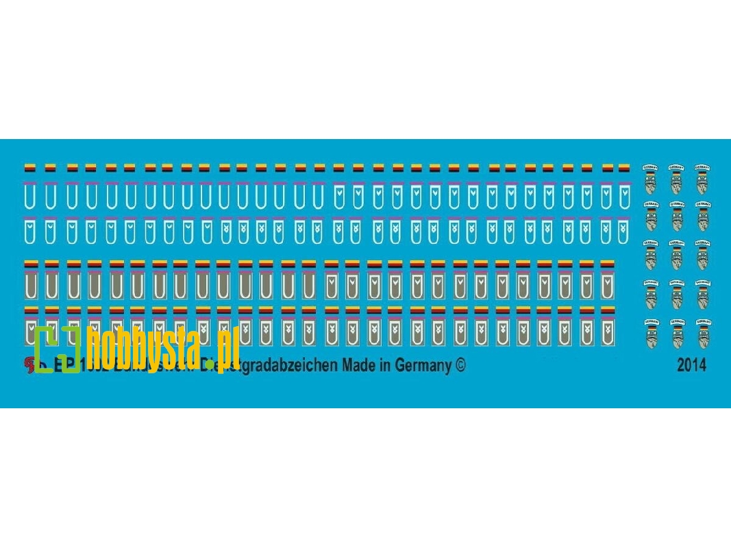 German Federal Army Shoulder Patches Of The Tank Troops - zdjęcie 1