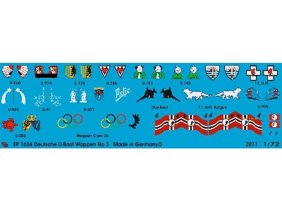 German Submarines Conning Tower Markings No. 3 - zdjęcie 1