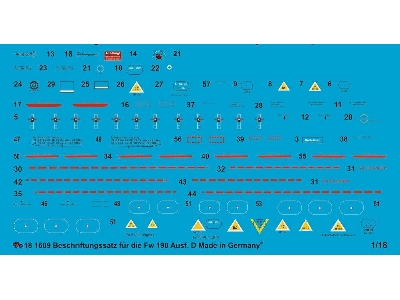 Stencils For Fw 190 D, Xxi. Century Planes - zdjęcie 1