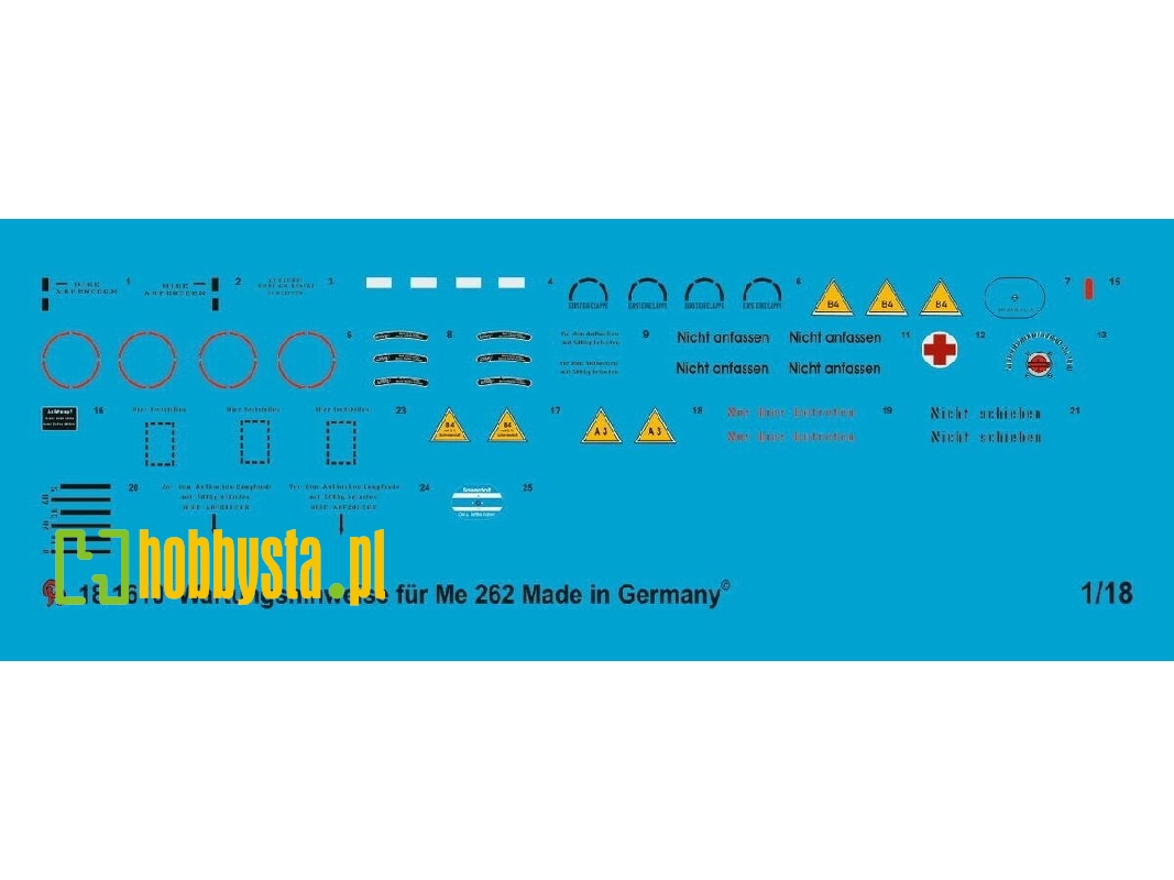 Stencils For Me 262, Xxi. Century Planes - zdjęcie 1