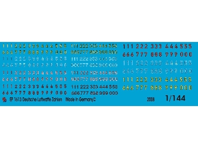 German Airforce Numbers - zdjęcie 1