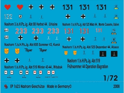 6 Different Nashorn Guns Sd. Kfz 164 - zdjęcie 1