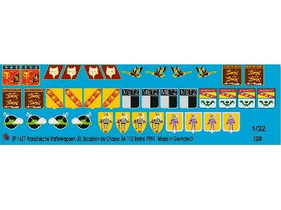 French Unit Badges 30. Escadron De Chasse. Ba 112 Reims 1994 - zdjęcie 1