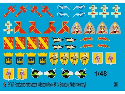 French Unit Badges 33 Escadron Reece Ba 124 Strasbourg - zdjęcie 1