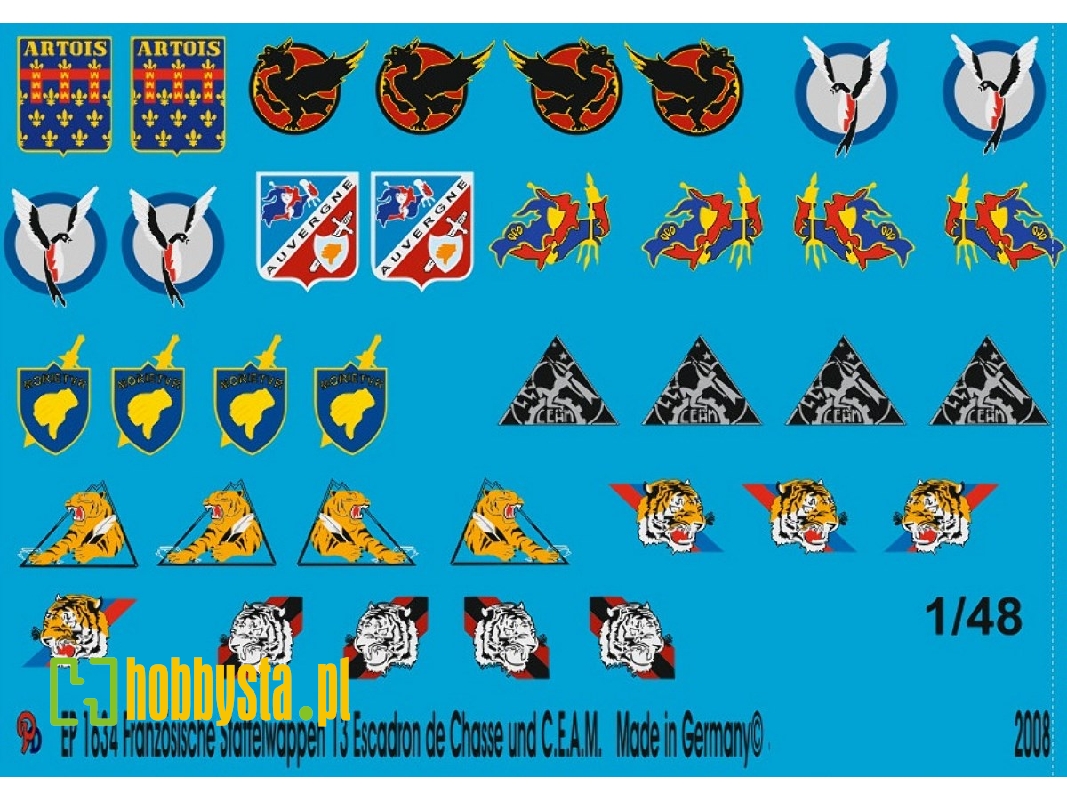 French Unit Badges 13. Fighter Group Ba 132 Colmar - zdjęcie 1