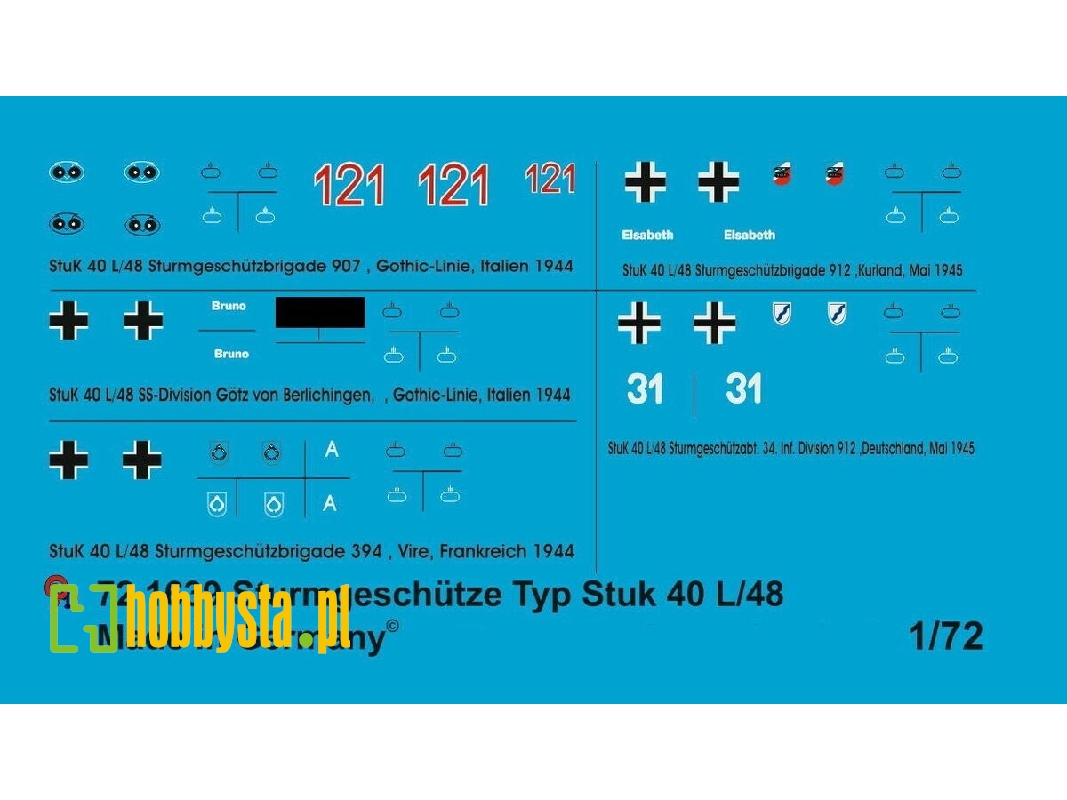 Markings For Stug Iv Tanks - zdjęcie 1