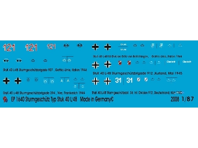 Markings For Stug Iv Tanks - zdjęcie 1