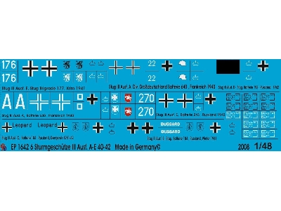 Markings For Stug Iii Version A-e Tanks - zdjęcie 1