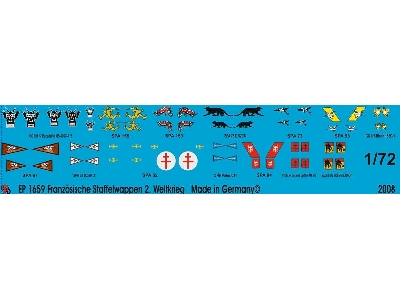 French Airforce Unit Markings Ii World War - zdjęcie 1