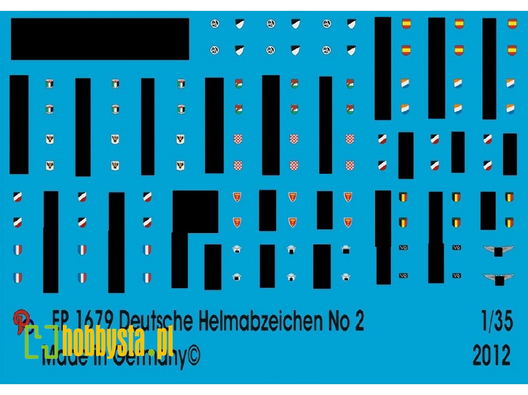 German Steel Helmet Markings No. 2 Volunteers - zdjęcie 1