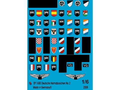 German Steel Helmet Markings No. 2 Volunteers - zdjęcie 1