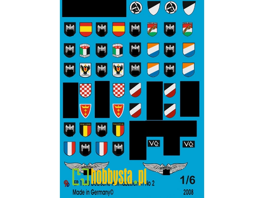German Steel Helmet Markings No. 2 Volunteers - zdjęcie 1