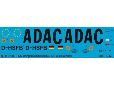 Bk 117 Adac Rescue Helicopter D-hsfb - zdjęcie 1