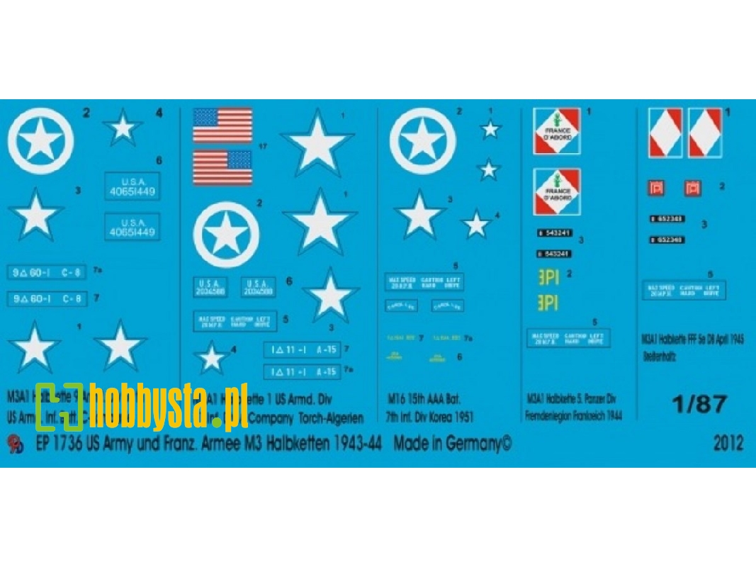 M3a1 Us And France Half Tracks 1943-1944 - zdjęcie 1