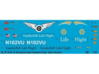 Ec 145 Rescue Helicopter Vanderbilt Life Flight Usa - zdjęcie 1