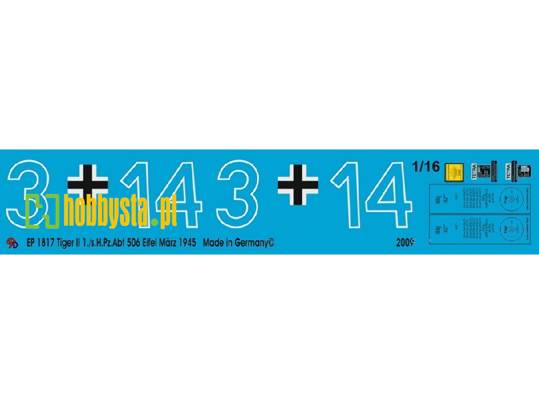 Tiger Ii 1./S. H. Pz. Abt 506, Eifel, Germany, March 1945 - zdjęcie 1