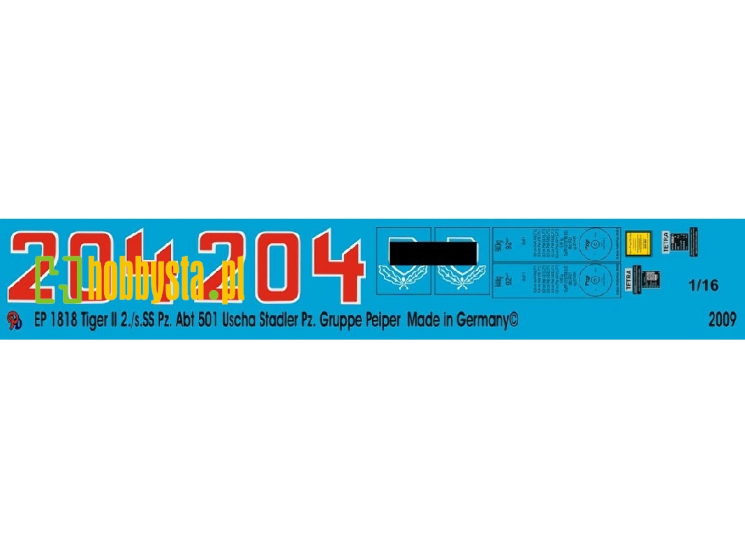 Tiger Ii 2. S. Ss Pz. Abt 501 Uscha Stadler Pz. Gruppe Peiper 1944 - zdjęcie 1