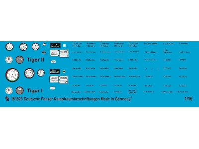 German Tank Inside Markings - zdjęcie 1