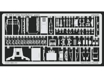  F-104G 1/48 - Hasegawa - blaszki - zdjęcie 1