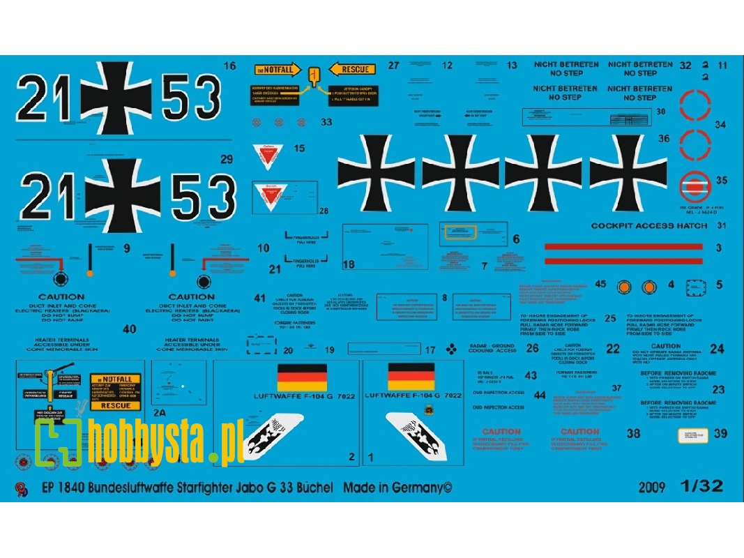 German Airforce Star Fighter Jabo G 33 Büchel - zdjęcie 1