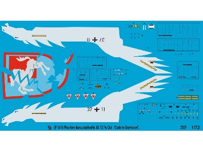 Phantom German Airforce Jg 72 Westphalia Fly Out Identifier 37-11 - zdjęcie 1