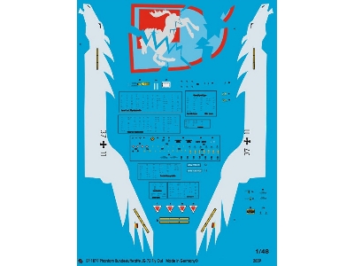 Phantom German Airforce Jg 72 Westphalia Fly Out Identifier 37-11 - zdjęcie 1
