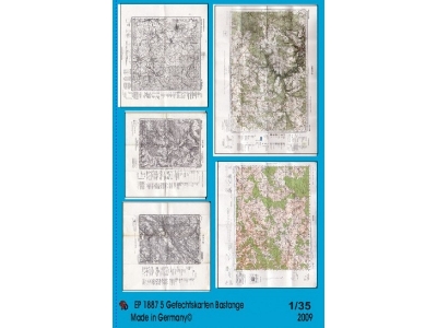 5 Battle Maps Of Bastogne - zdjęcie 1