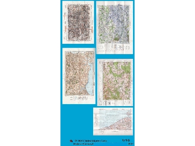 5 Battle Maps Of The Caen Area - zdjęcie 1
