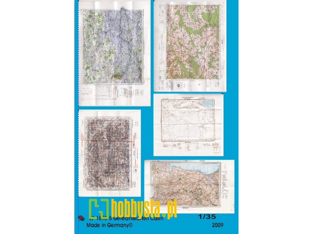 5 Battle Maps Of The Caen Area - zdjęcie 1