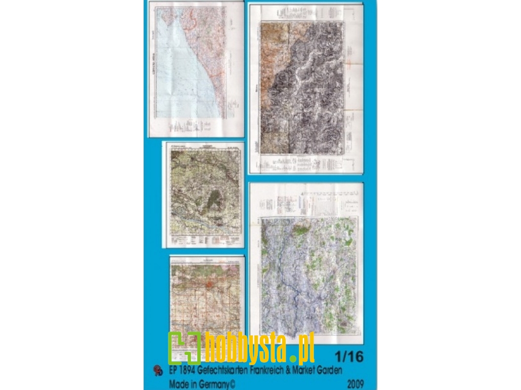 Battle Maps Of France And Market Garden - zdjęcie 1