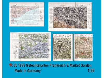 Battle Maps Of France And Market Garden - zdjęcie 1