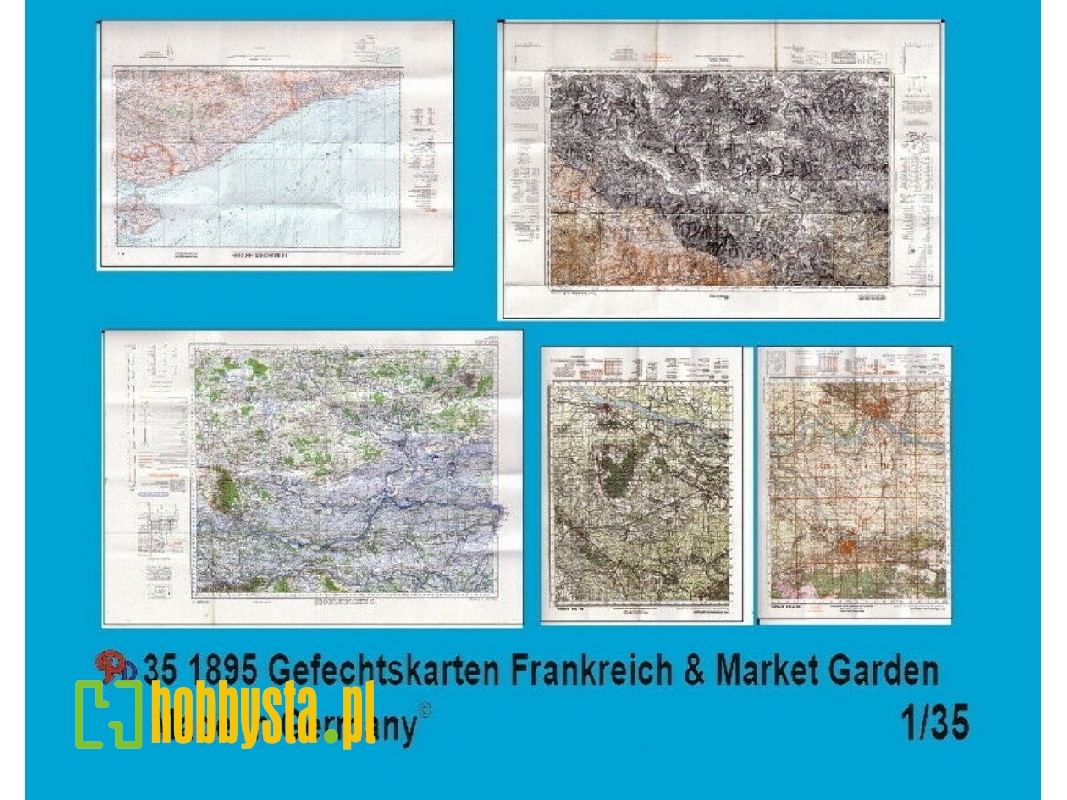 Battle Maps Of France And Market Garden - zdjęcie 1