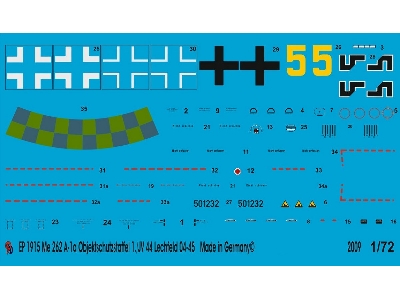 Me 262 A-1a Objektschutzstaffel 1./Jv 44 Lechfeld 04/45 - zdjęcie 1