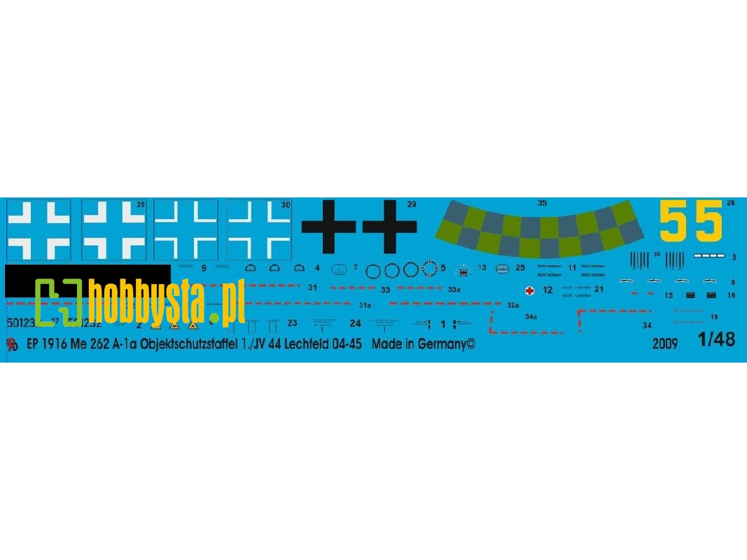 Me 262 A-1a Objektschutzstaffel 1./Jv 44 Lechfeld 04/45 - zdjęcie 1