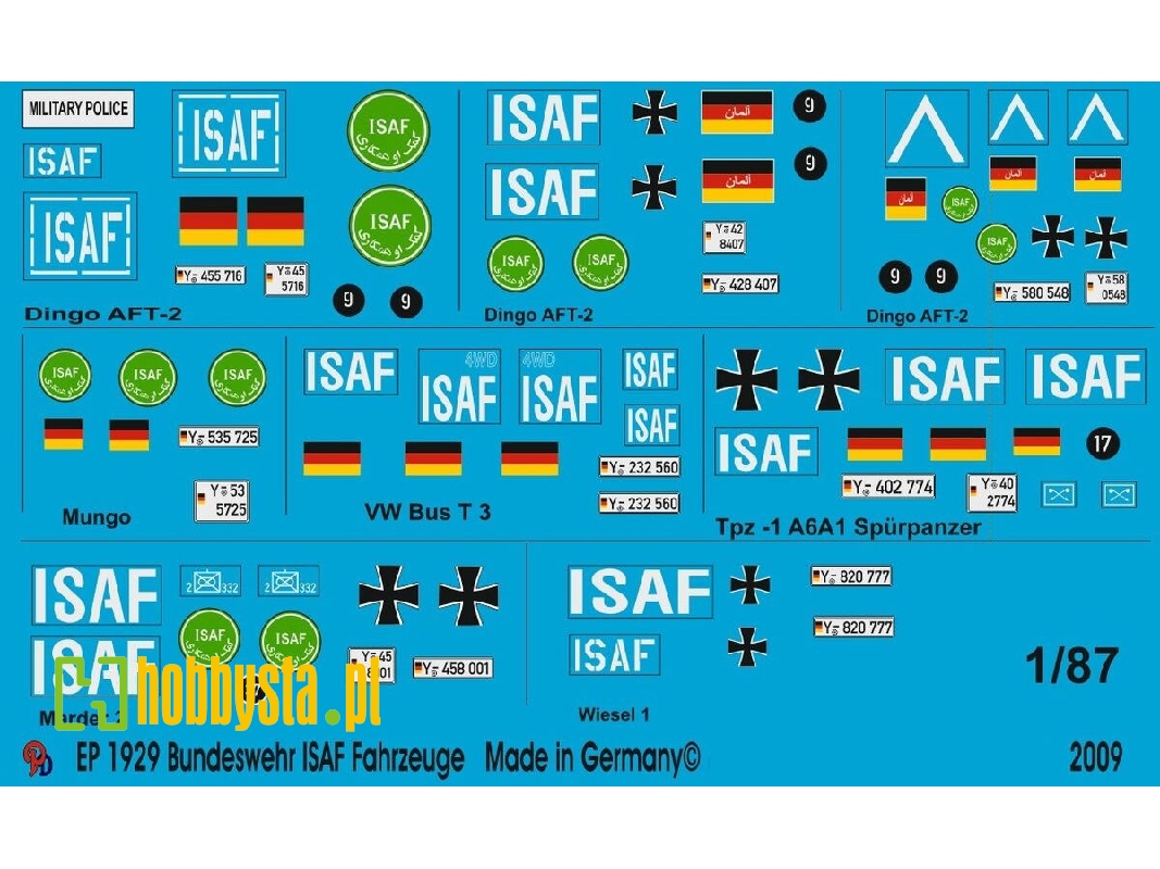 German Isaf Markings - zdjęcie 1