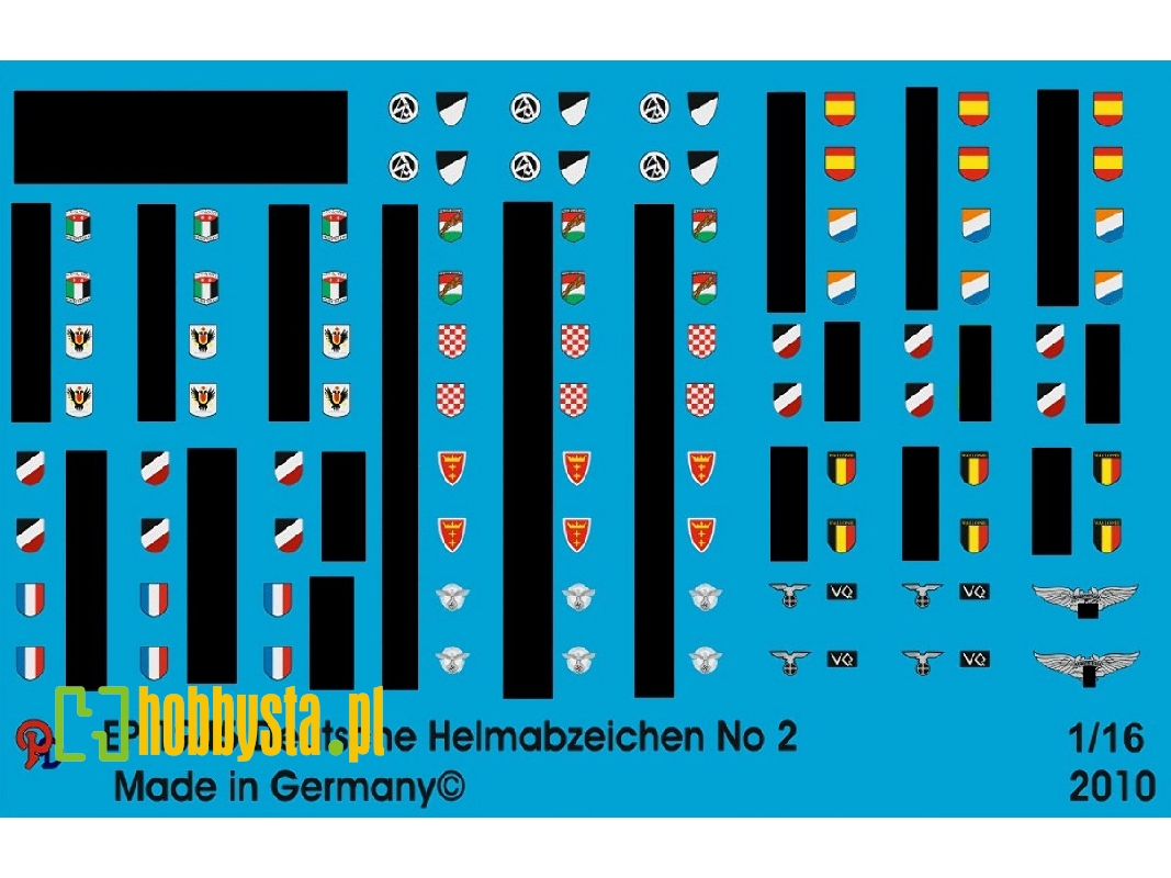 German Steel Helmets European Volunteer Markings No. 2 - zdjęcie 1
