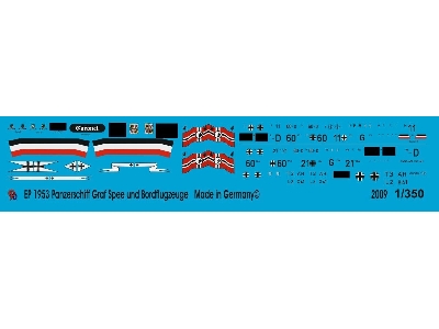 Pocket Battleship Graf Spee Markings And Board Planes - zdjęcie 1