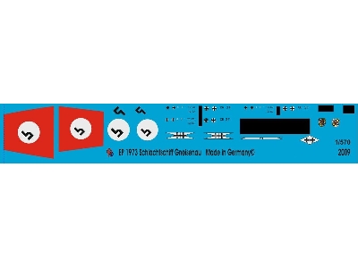 Battleship Gneisenau Markings - zdjęcie 1
