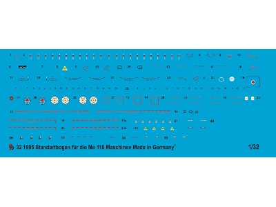 Stencils For Dragons Me 110 Planes - zdjęcie 1