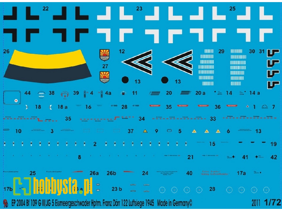 Bf 109 G Iii/Jg 5 Eismeergeschwader Hptm Franz Dörr 122 Aerial Victories - zdjęcie 1