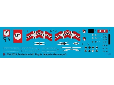Battleship Tirpitz Markings - zdjęcie 1