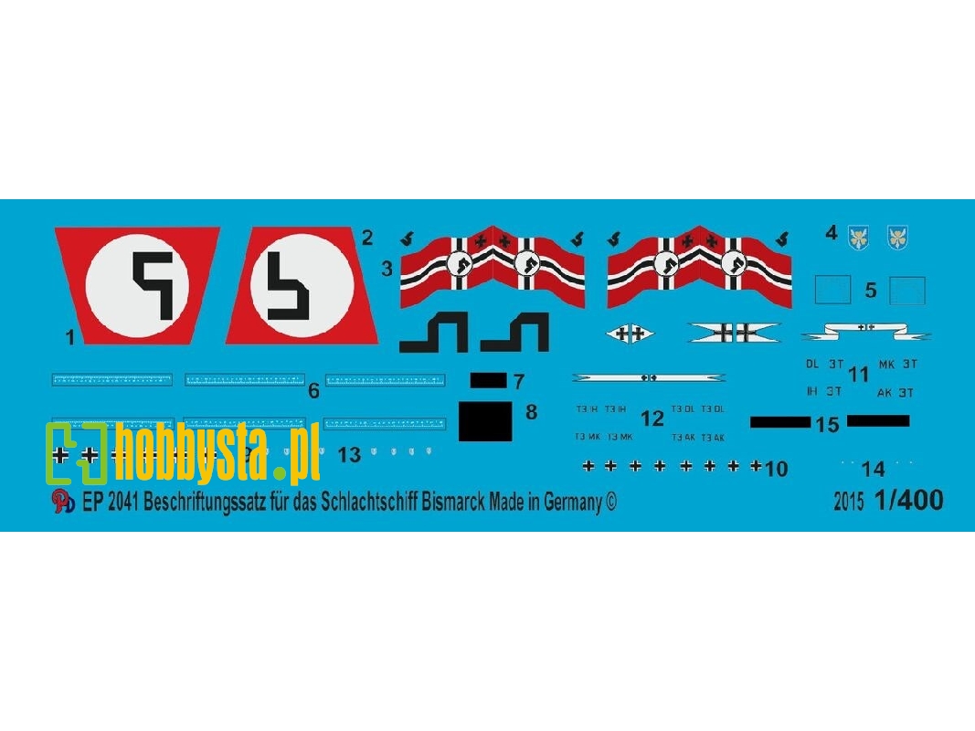 Battleship Bismarck Markings - zdjęcie 1
