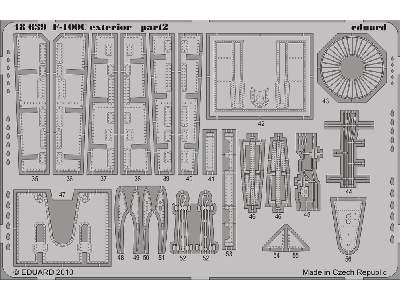  F-100C exterior 1/48 - Trumpeter - blaszki - zdjęcie 3