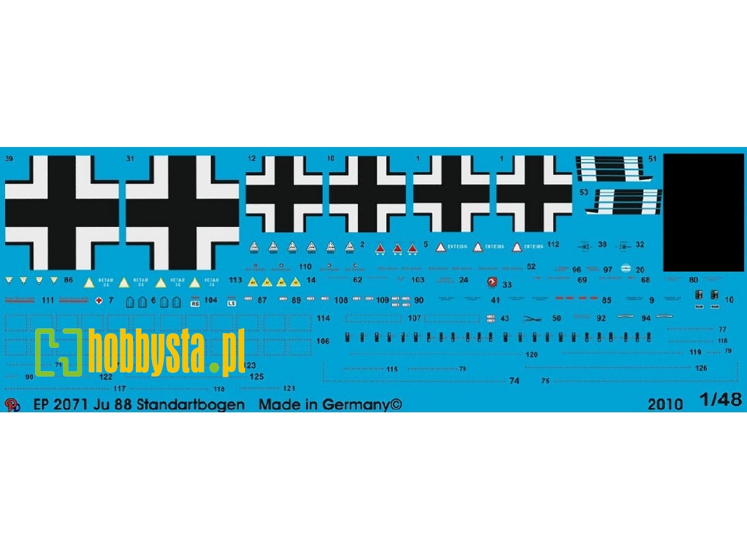 Major Stencils For Ju 88 - zdjęcie 1