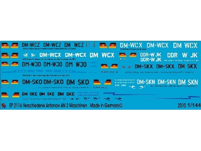 Civil Antonov An 2 Plane Markings - zdjęcie 1