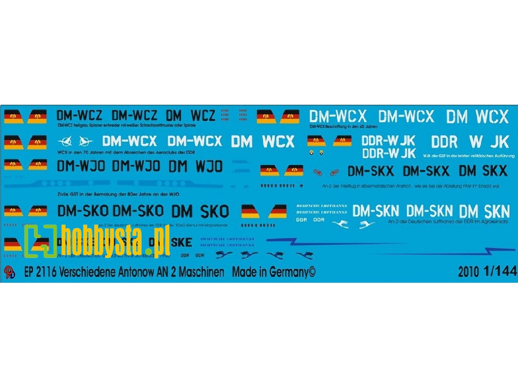 Civil Antonov An 2 Plane Markings - zdjęcie 1