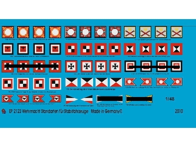 Standarts For Vehicles Of Wehrmacht Airforce And Waffen Ss - zdjęcie 1