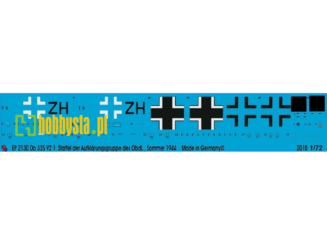 Do 335 V2 1. Staffel Of The Recce Group Obdl, Summer 1944 - zdjęcie 1